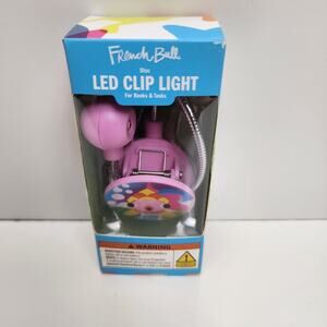French Bull Disc Goldfish LED Clip Light for Reading Books, E-Readers & Tablets